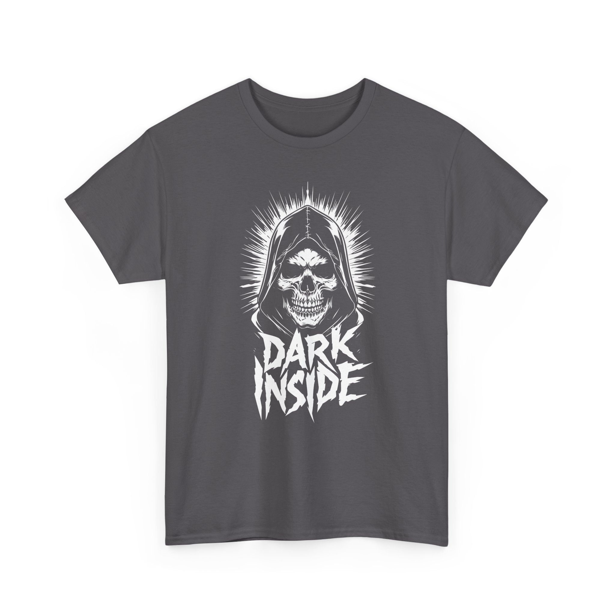 Dark Inside Skull Graphic T-Shirt — Gothic Halloween Alternative Tee