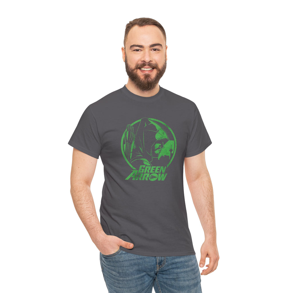 DC Green Arrow Graphic Tee — Oliver Queen - The Arrow Archer Logo T-Shirt