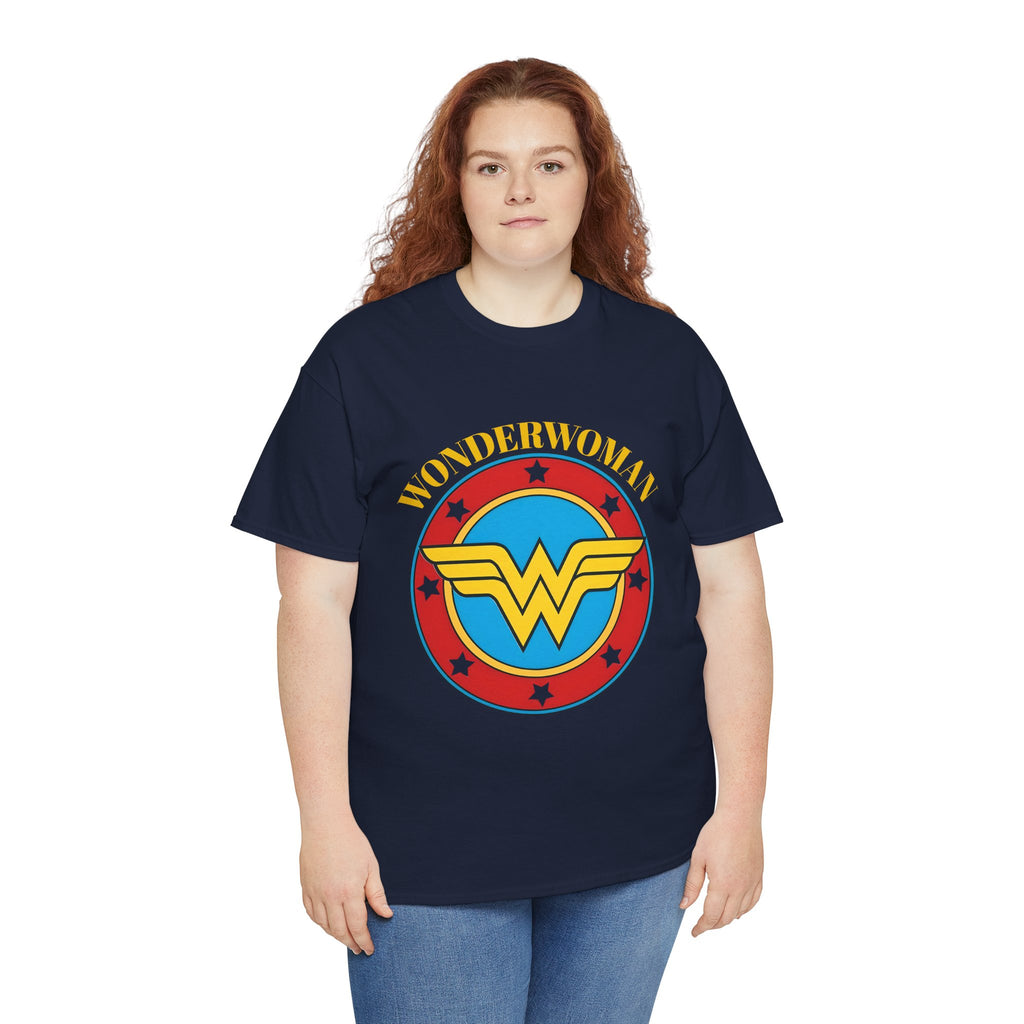 Wonder Woman Retro Logo Unisex T-Shirt - Classic DC Justice League Amazon Warrior Emblem Shirt