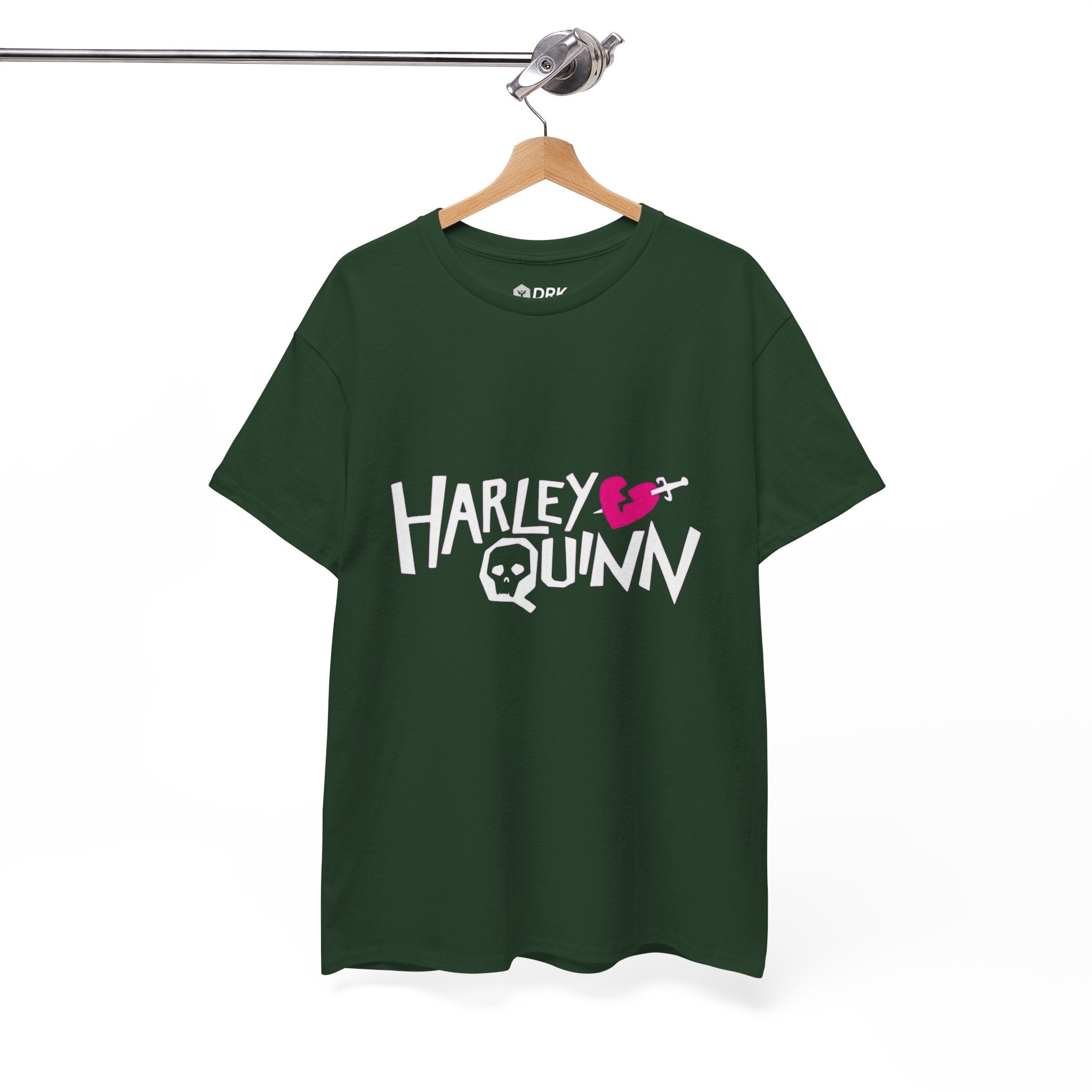 Harley Quinn Skull Heart Shirt – DC Comics Villain Graphic Tee