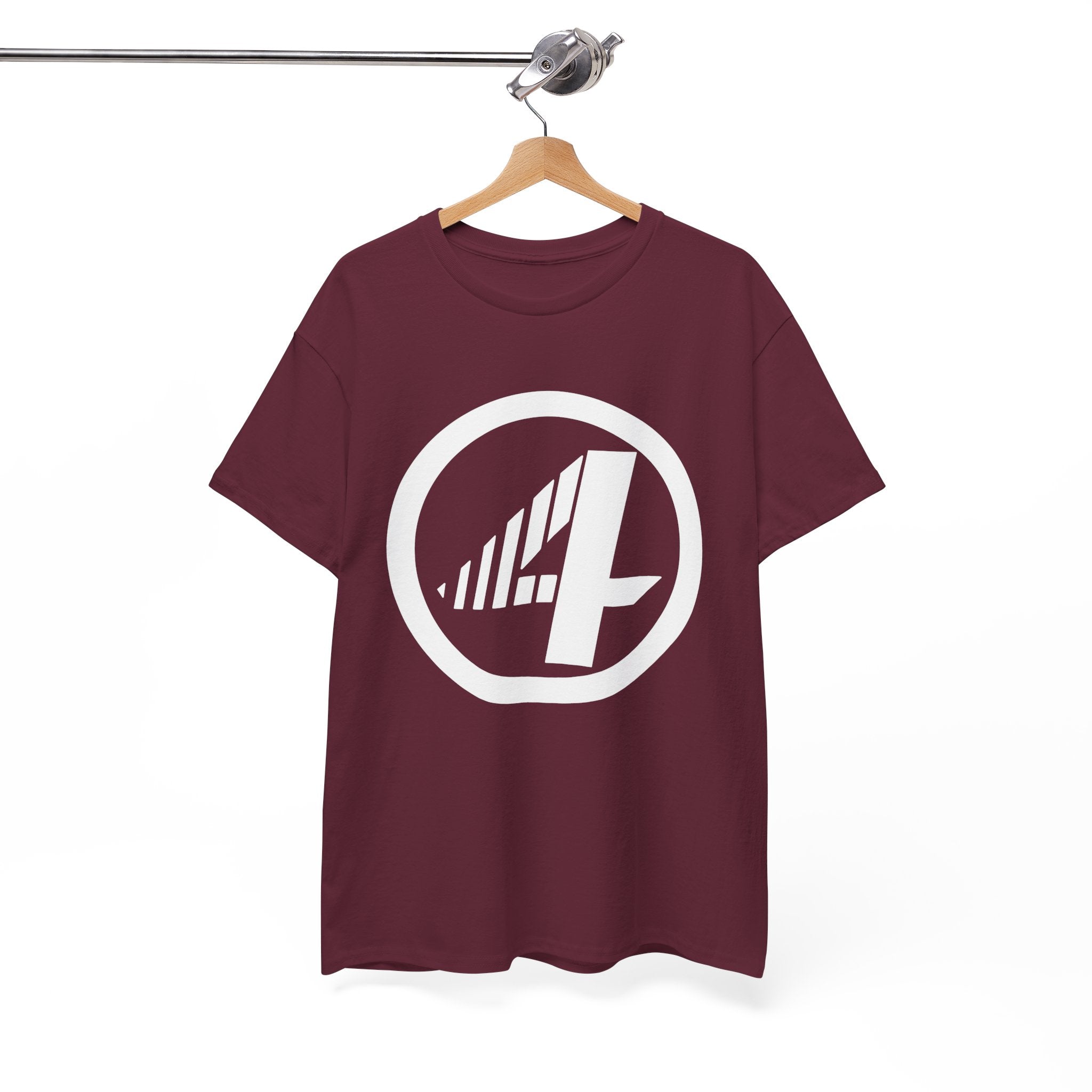 Fantastic Four Retro Logo T-Shirt — Minimalist Vintage Superhero Tee