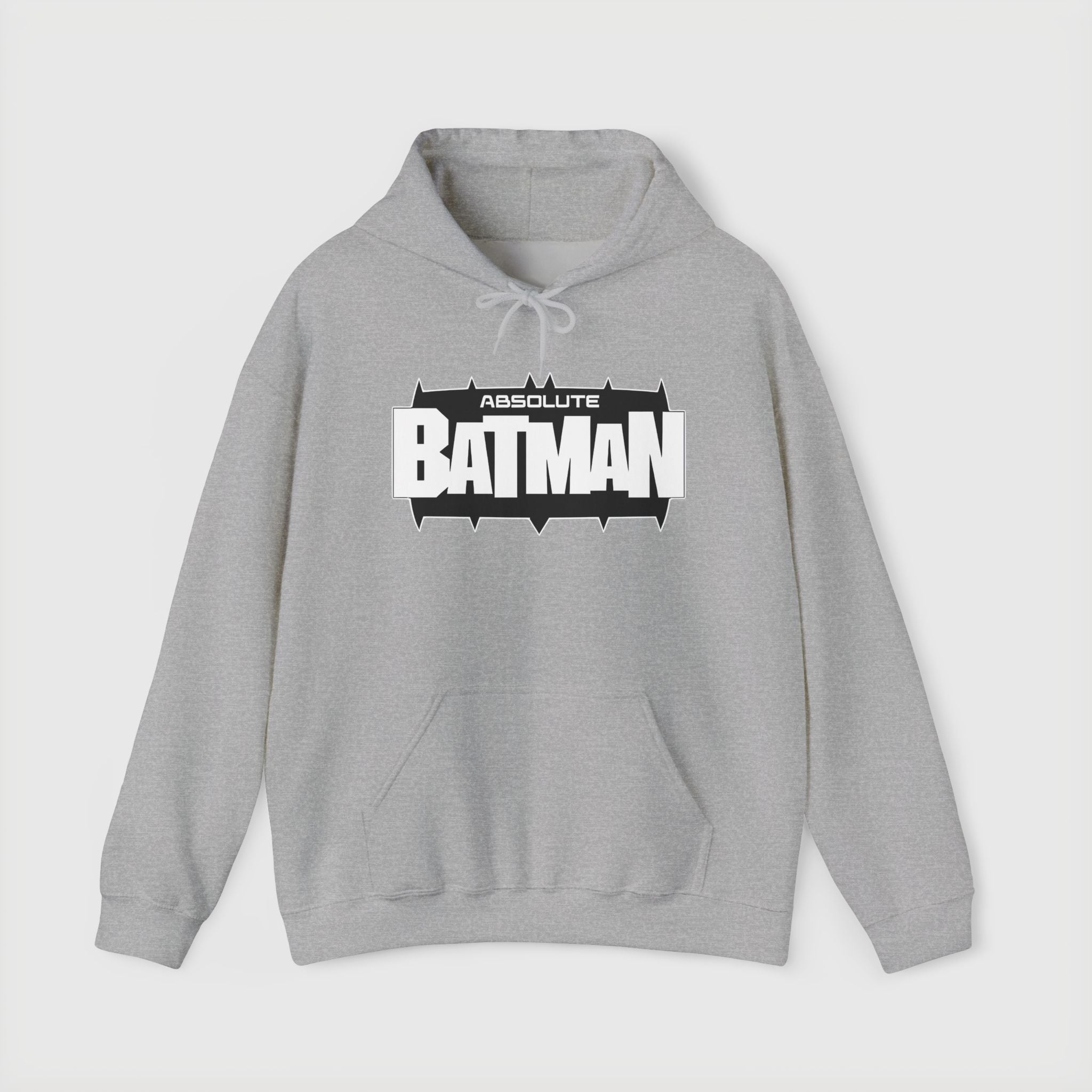 Absolute Batman Logo Unisex Hoodie – Gotham Knight Heavy Bat Graphic Hoodie