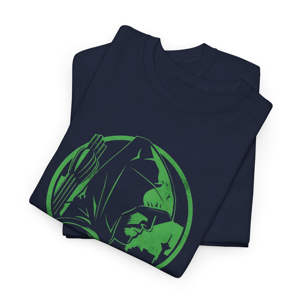 DC Green Arrow Graphic Tee — Oliver Queen - The Arrow Archer Logo T-Shirt