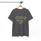 Superman Tech Shield T-Shirt — Futuristic Man of Steel Fanart Logo Tee