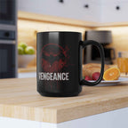 Batman Vengeance Blood Splatter Black Ceramic Mug