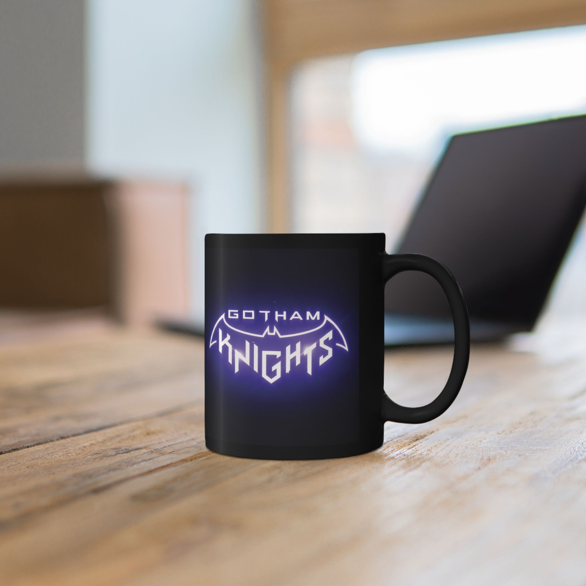 Gotham Knights & Heroes Black Morning Coffee Mug (11oz/15oz)