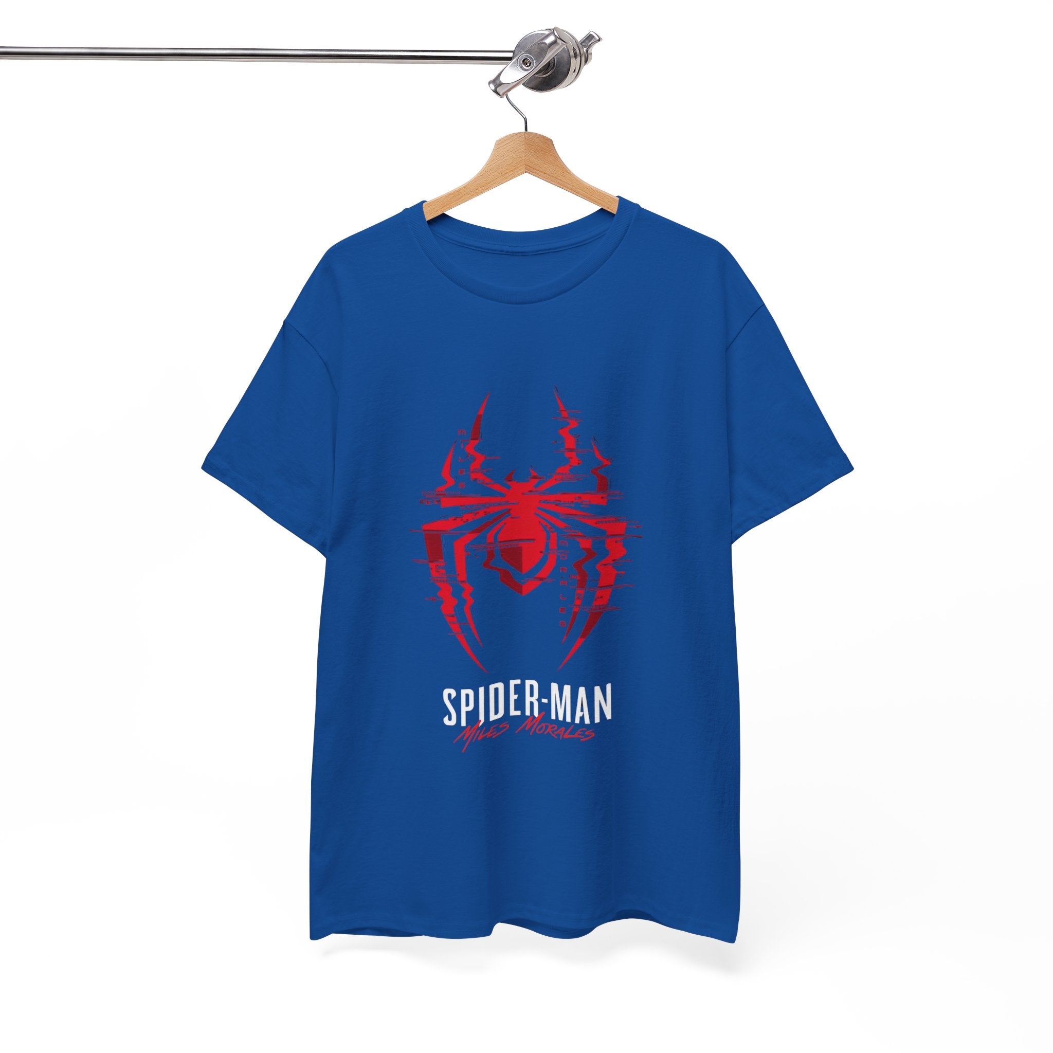Marvel Spider-Man Miles Morales Glitch T-Shirt – Gamer Style Streetwear Tee