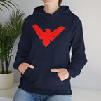 Nightwing Red Emblem Hoodie — DC New 52 Comic Logo Sweatshirt