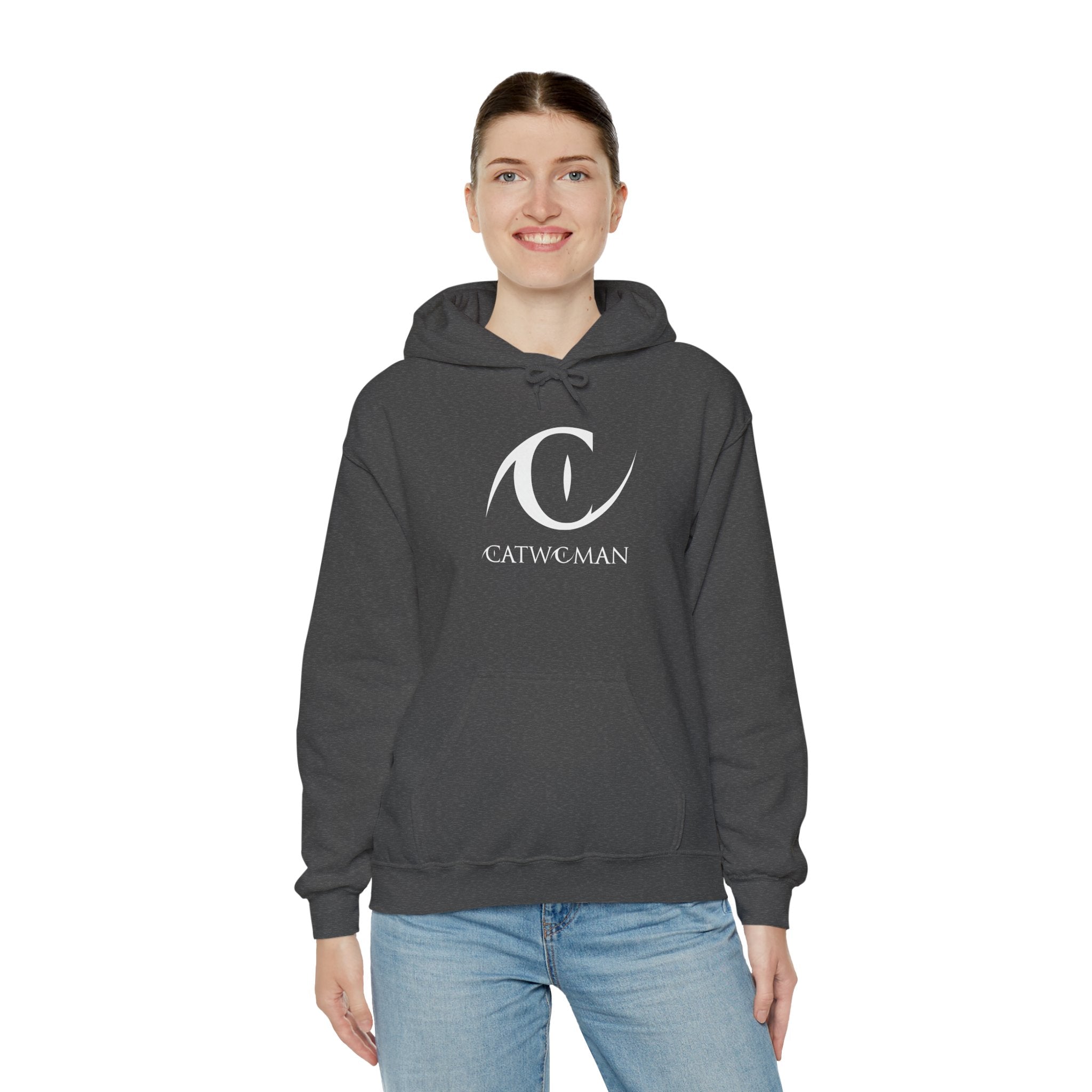 Catwoman Hoodie– Big Eye Graphic | DC Comics Stylish Pullover