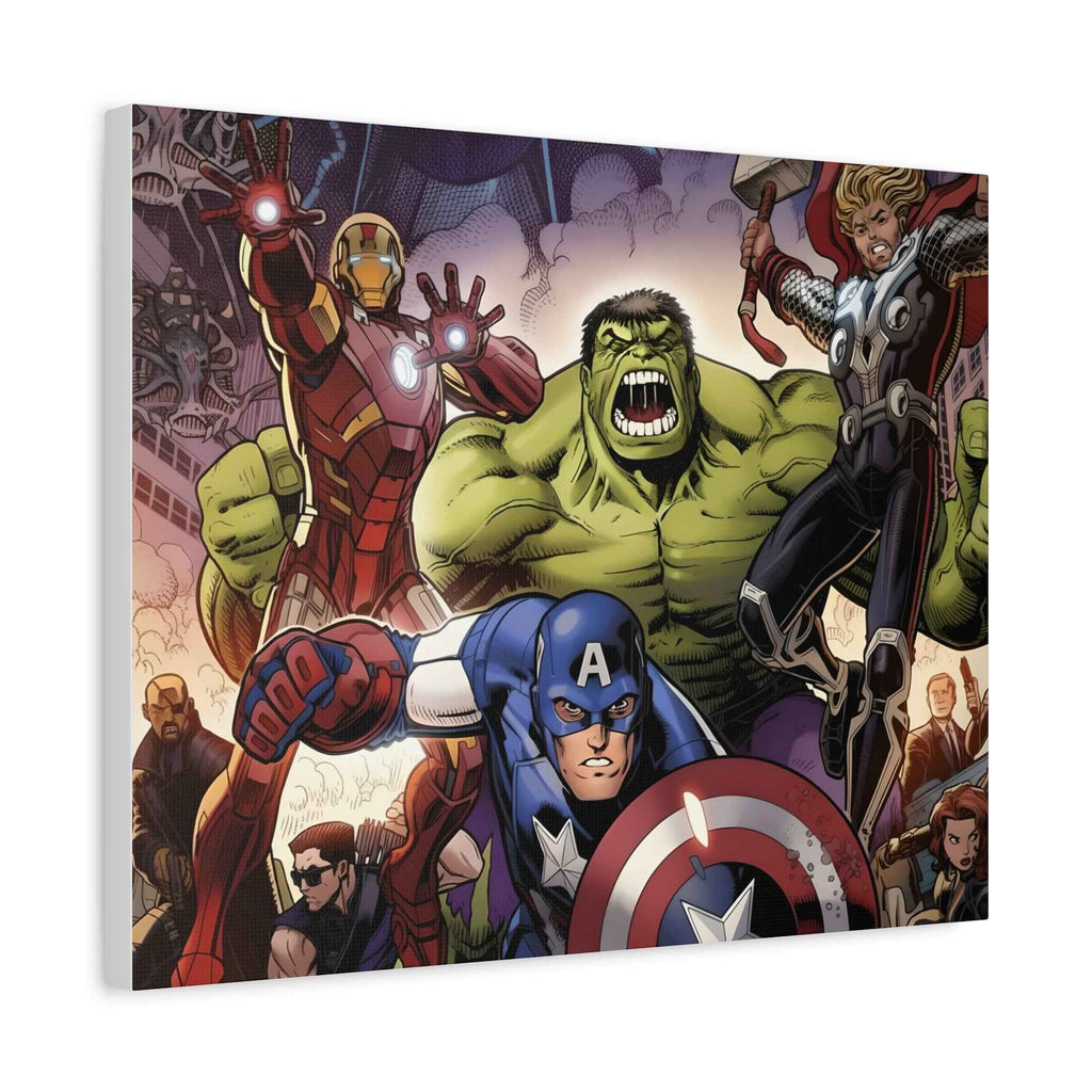 Superhero Canvas Art - Avengers Wall Decor