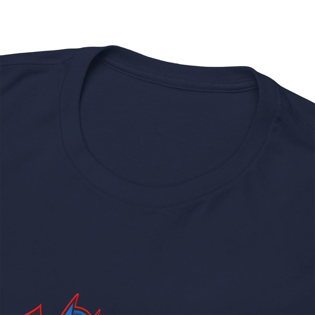 Batman  DC Comics inspired Logo T‑Shirt — Retro Yellow & Red Batman Emblem Tee