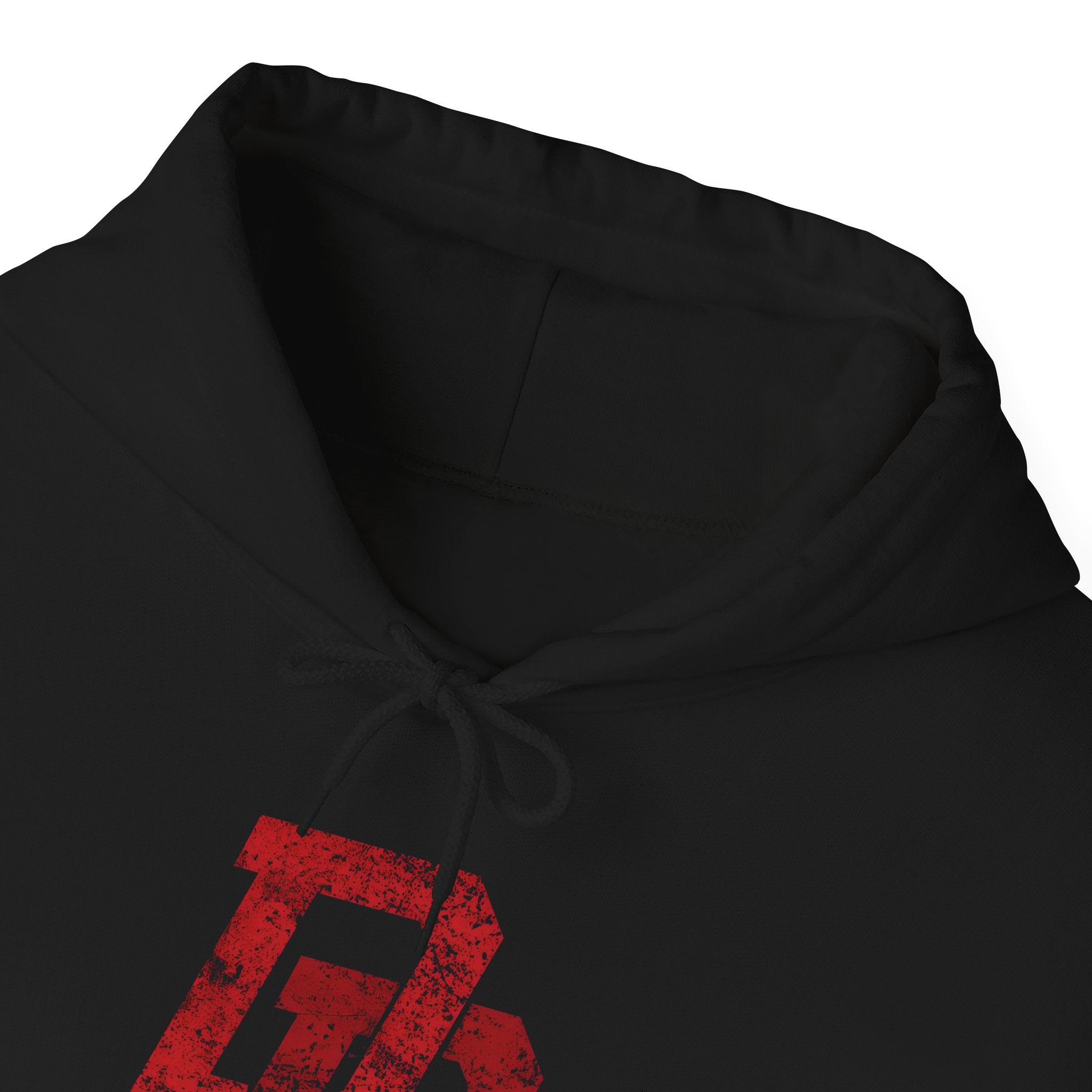 Daredevil Distressed DD Logo Hoodie — Marvel Superhero Sweatshirt