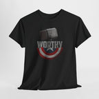 Worthy Captain America Tee — 'WORTHY' Mjolnir Wielder T-Shirt