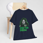 Doctor Doom Retro Green Villain Portrait T-Shirt — Avengers Graphic Tee