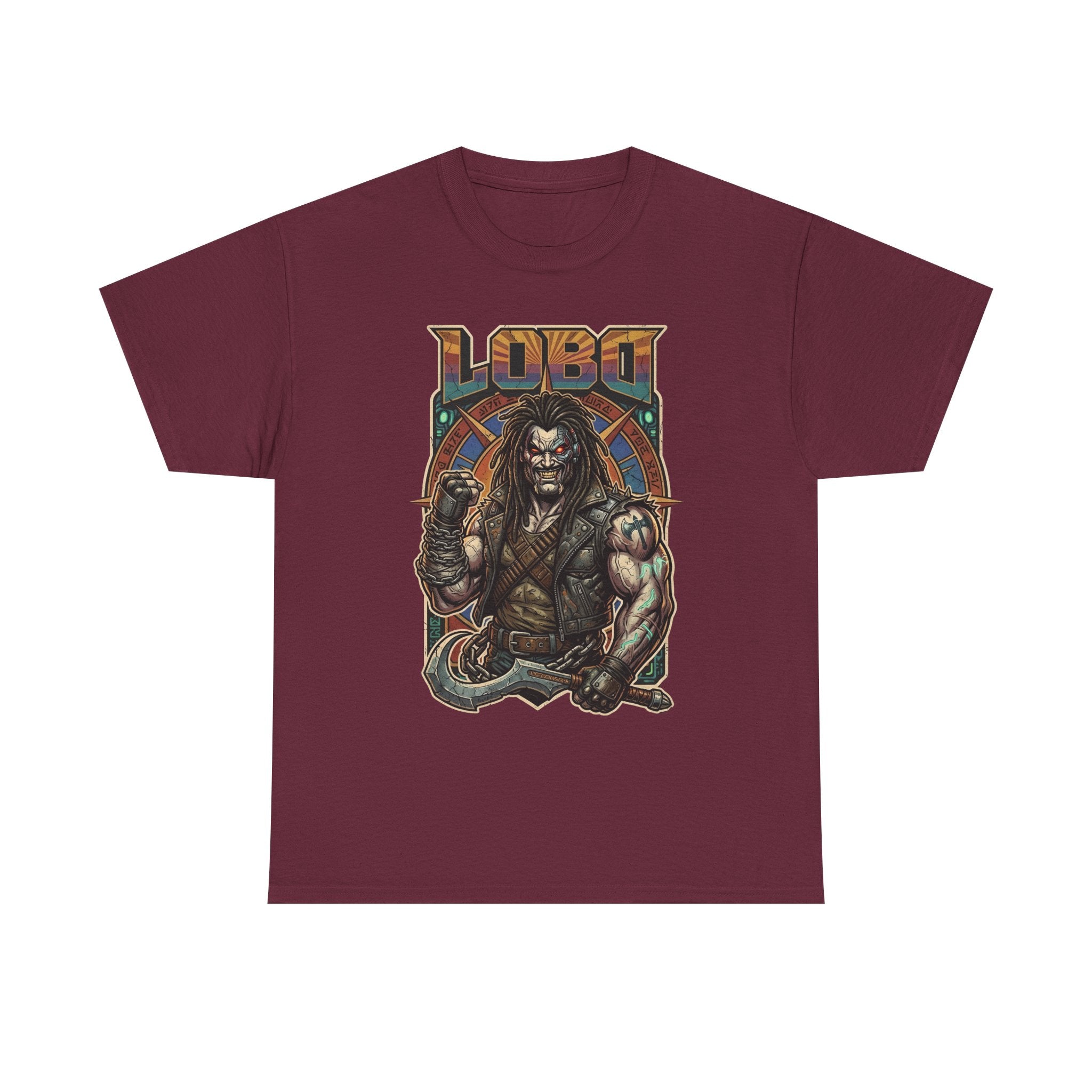 Lobo Warrior Graphic Tee – Jason Momoa’s DCU Czarnian Bounty Hunter T‑Shirt
