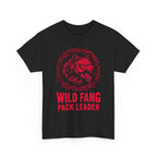 Wild Fang Pack Leader Unisex Cotton T-Shirt | Wolf Lover Gift, Adventure Apparel, Unique Graphic Tee, Animal Tee Shirt, Nature Lover Top