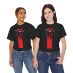 Marvel Miles Morales Spider-Man T-Shirt – Red Vertical Stripe Design | Premium Superhero Tee for Fans