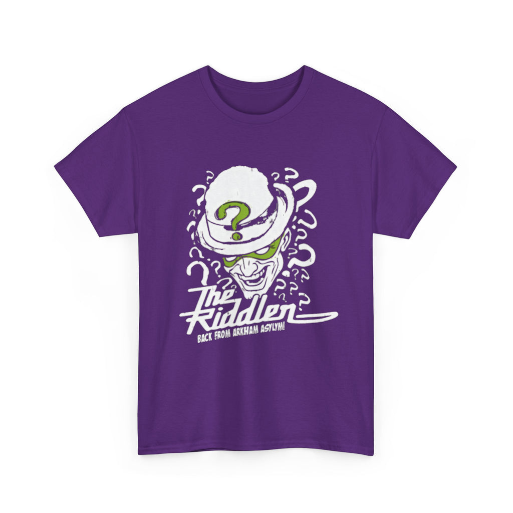 The Riddler T-Shirt – Vintage DC Batman Villain Graphic Tee | Gotham Puzzle Design
