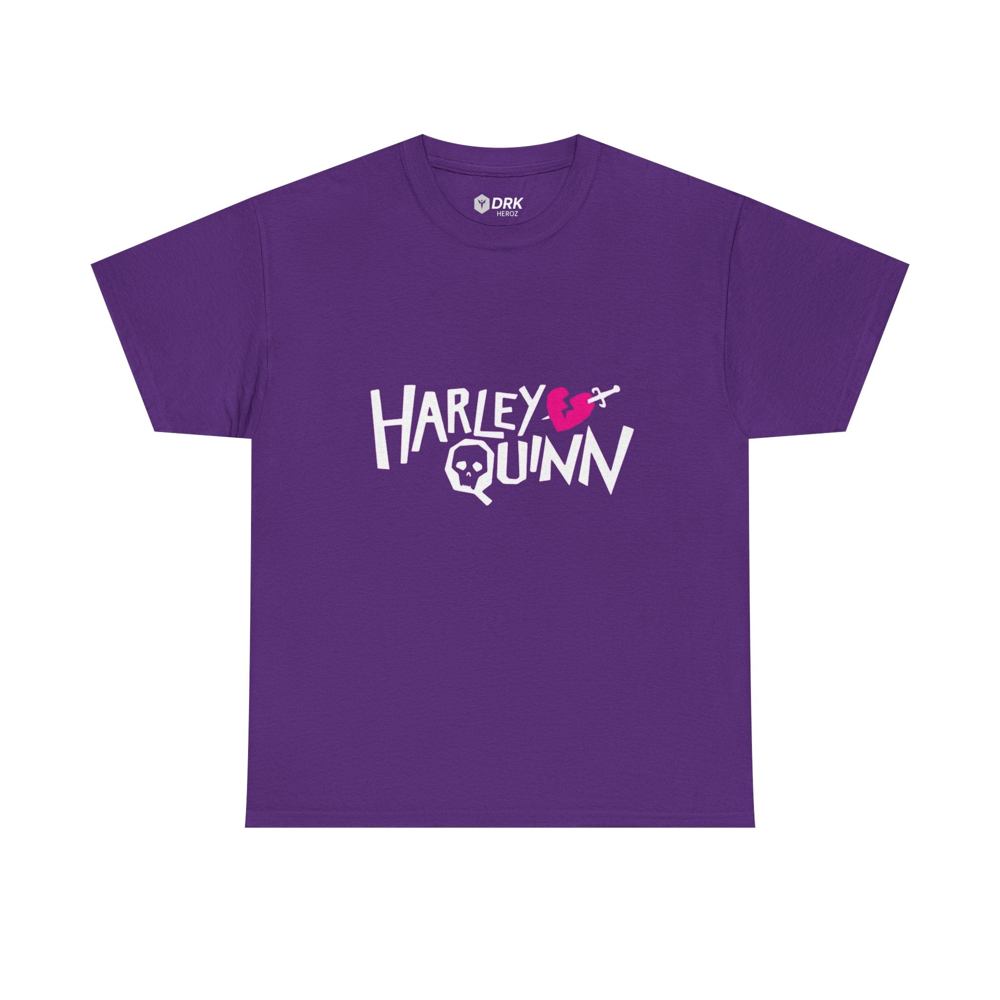 Harley Quinn Skull Heart Shirt – DC Comics Villain Graphic Tee