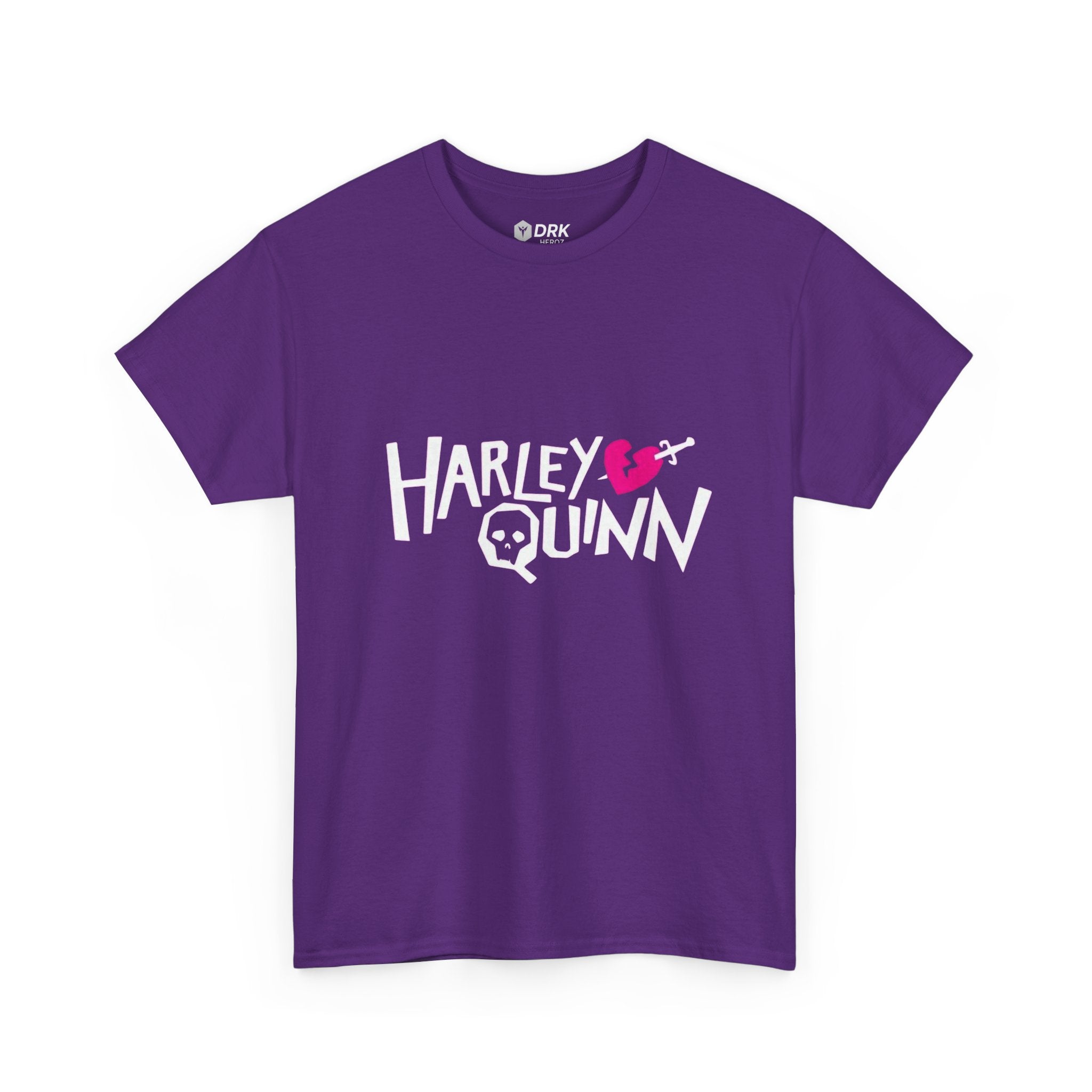 Harley Quinn Skull Heart Shirt – DC Comics Villain Graphic Tee