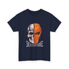DC Deathstroke Skull Graphic T-Shirt — Slade Wilson Half-Mask Tee