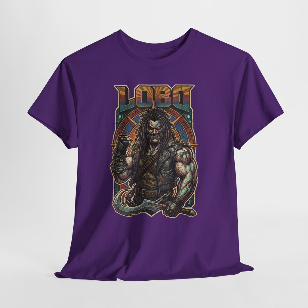Lobo Warrior Graphic Tee – Jason Momoa’s DCU Czarnian Bounty Hunter T‑Shirt