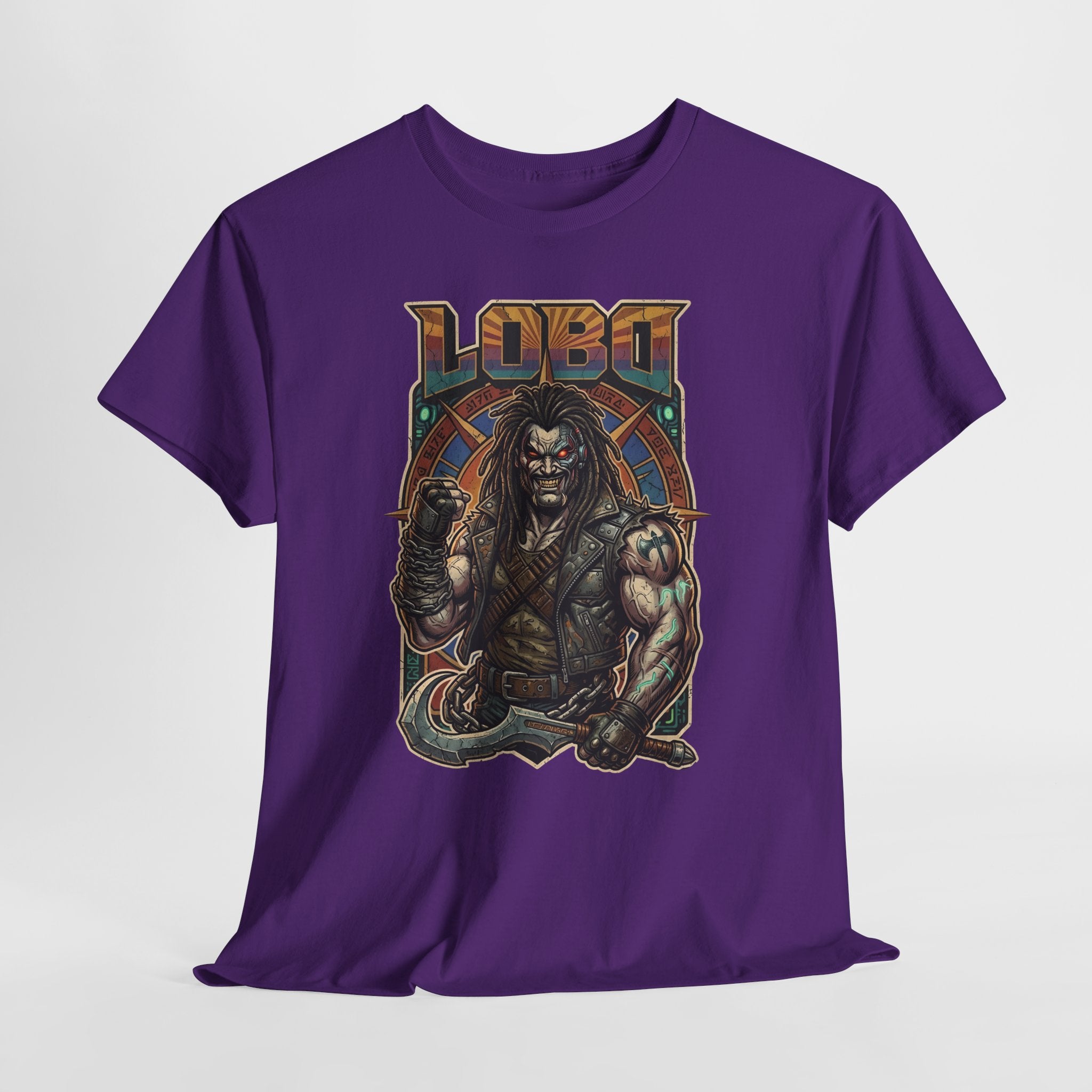 Lobo Warrior Graphic Tee – Jason Momoa’s DCU Czarnian Bounty Hunter T‑Shirt