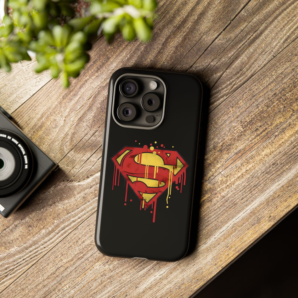 Superman Graphiti Hard iPhone Case