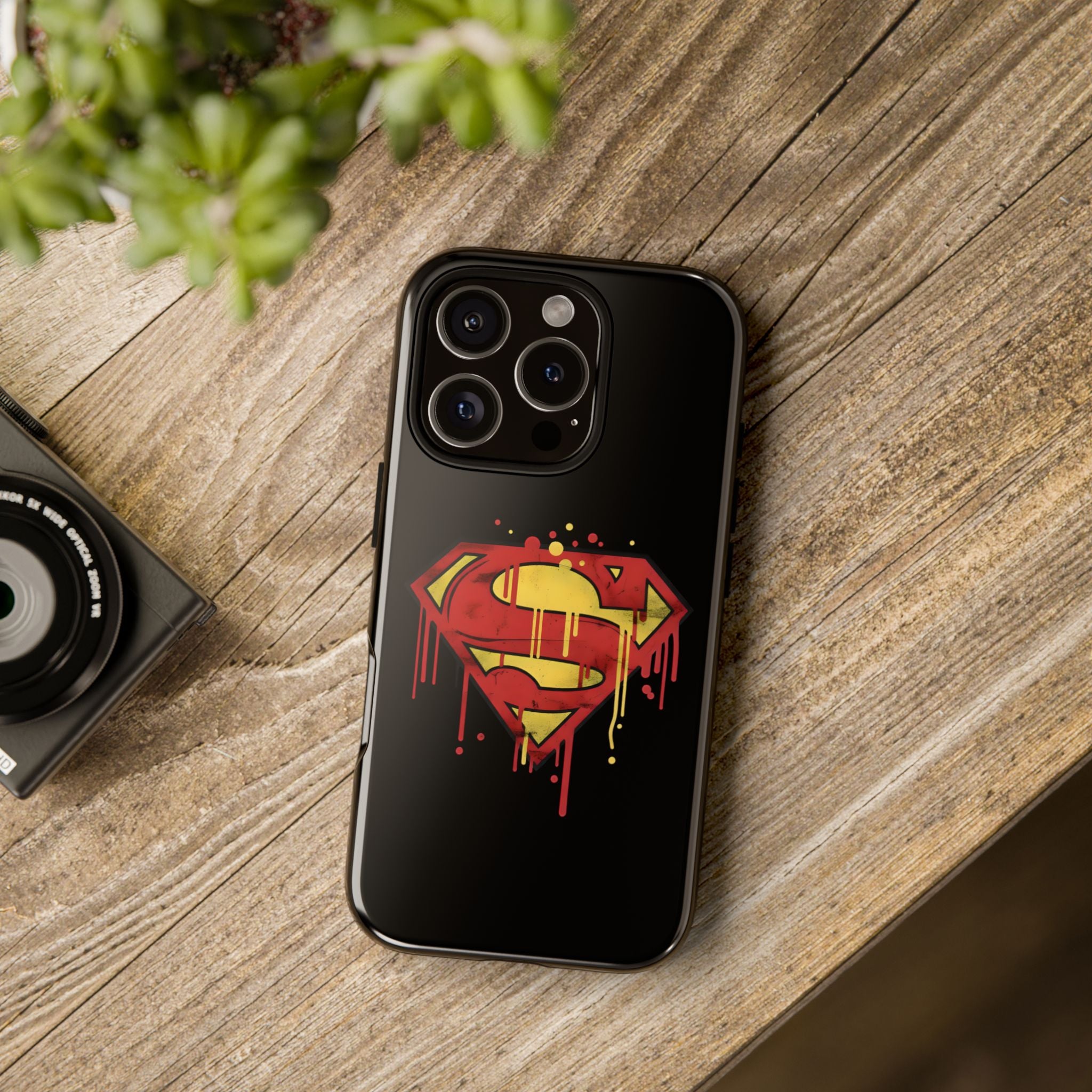 Superman Graphiti Hard iPhone Case