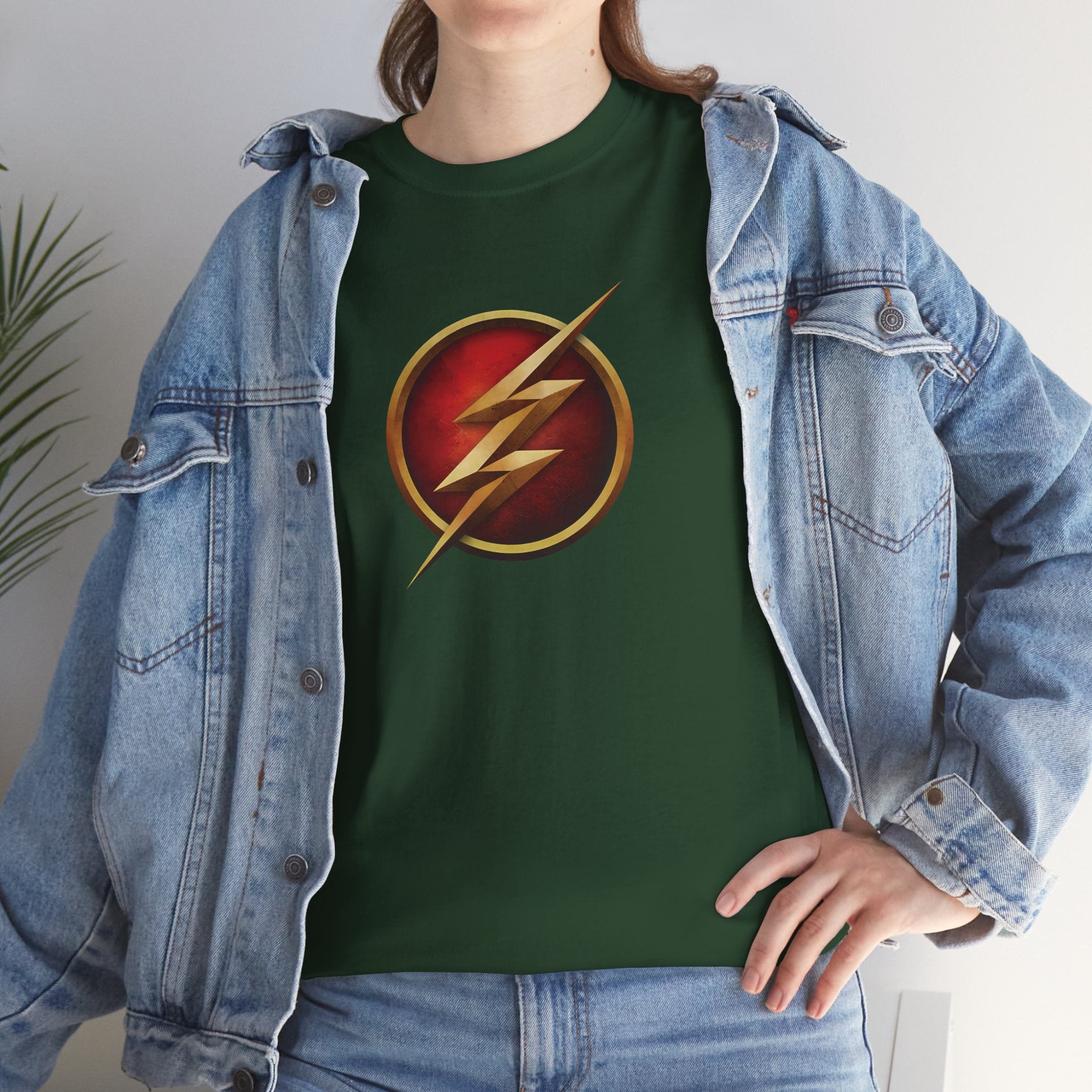 DC Flash Unisex T-shirt - Flashpoint & Classic Bolt Graphic Tee - Speed Force Apparel - Premium 100% Cotton Superhero Tee