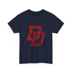 Marvel Daredevil movie Logo T‑Shirt — Distressed DD Superhero  unisex Tee