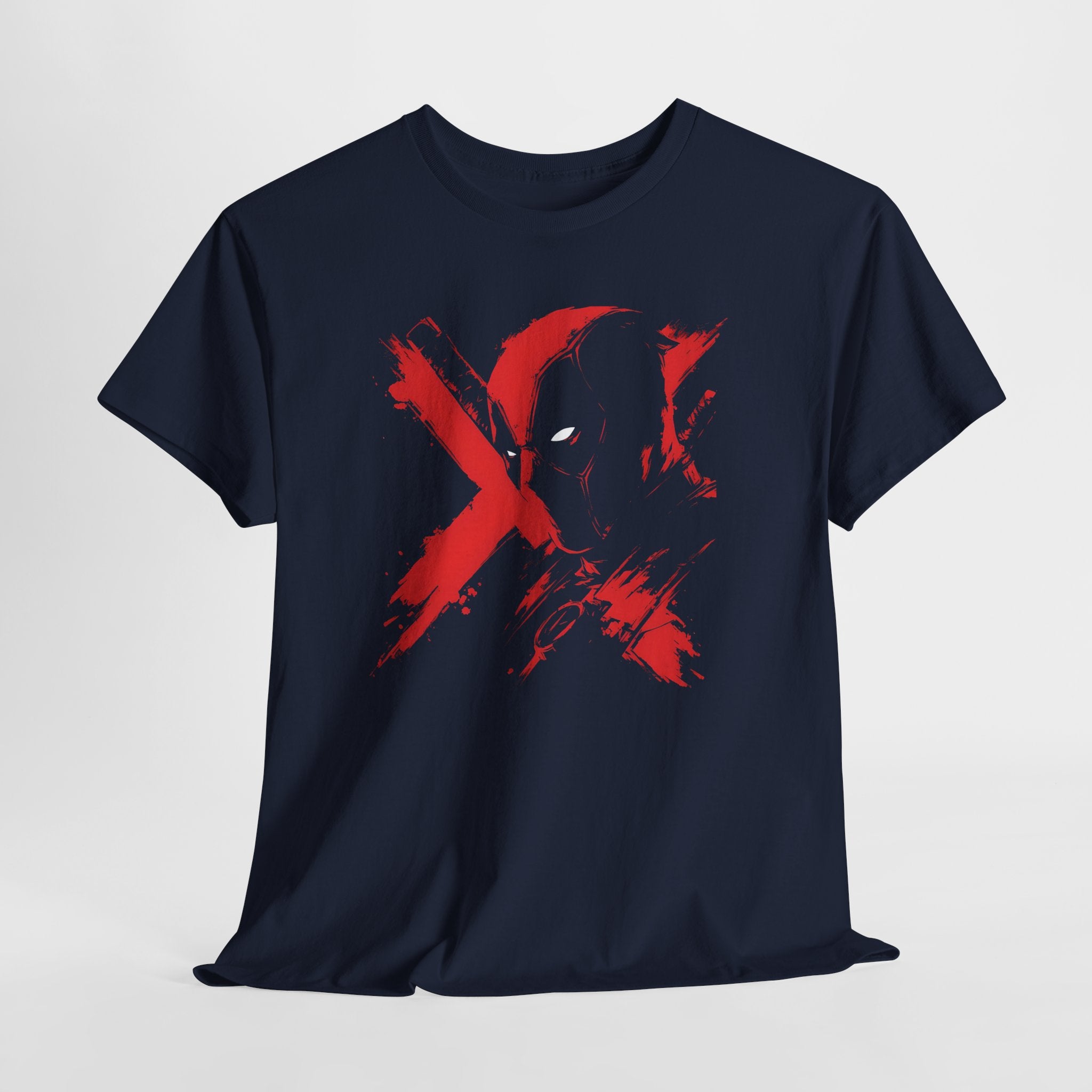 Deadpool Marvel Rivals Graphic Tee — Red X Masked Wade Wilson T-shirt