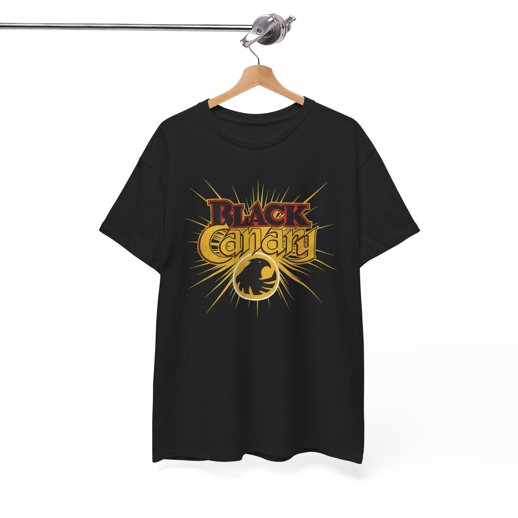 Black Canary Logo T-Shirt — Dinah Lance Justice Society of America Tee