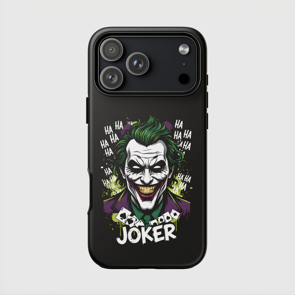 Joker "Bad Joke" DC Villain Hard Case for iPhone 17, 17 Air, 17 Pro Max, 16, 15, 14