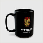 Iron Man Stark Industries Black Ceramic Coffee Mug - Drkheroz