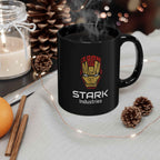 Iron Man Stark Industries Black Ceramic Coffee Mug
