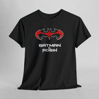 Batman & Robin 1997 Red Bat Emblem T‑Shirt - Batfamily shirt - George Clooney 90s Batman movie shirt