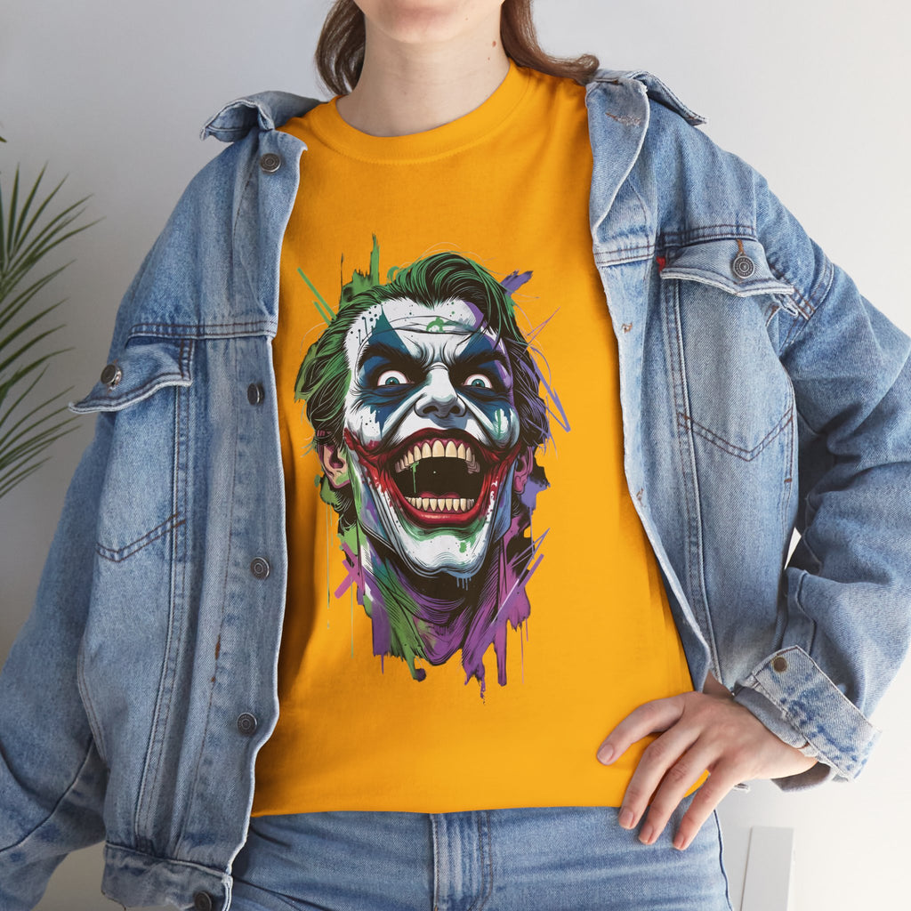 The Joker Streetwear Unisex Graphic Tee - Vintage DC Comics Joker Laugh T-Shirt