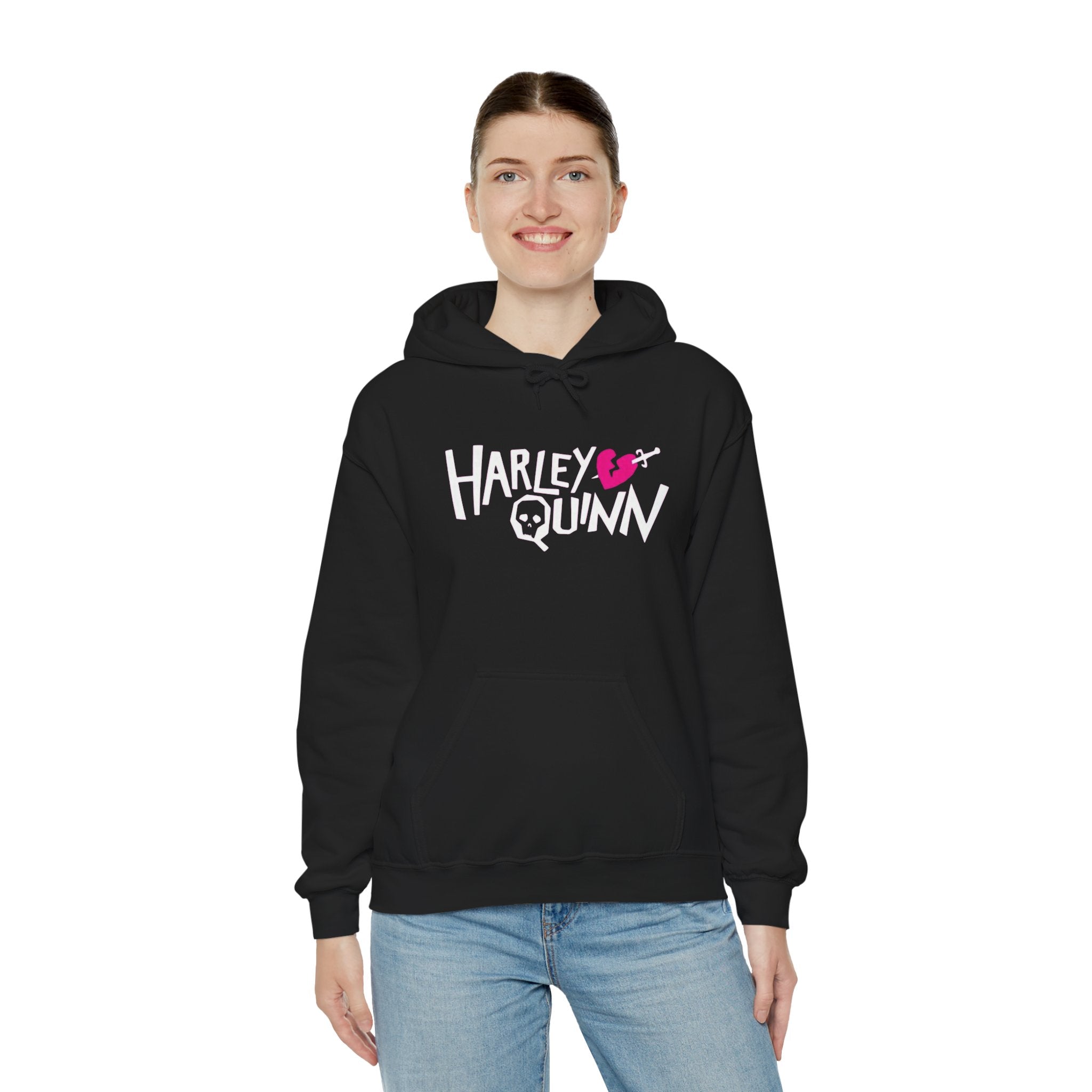 Harley Quinn Mad Love Graphic T‑Shirt – Skull Heart Edition