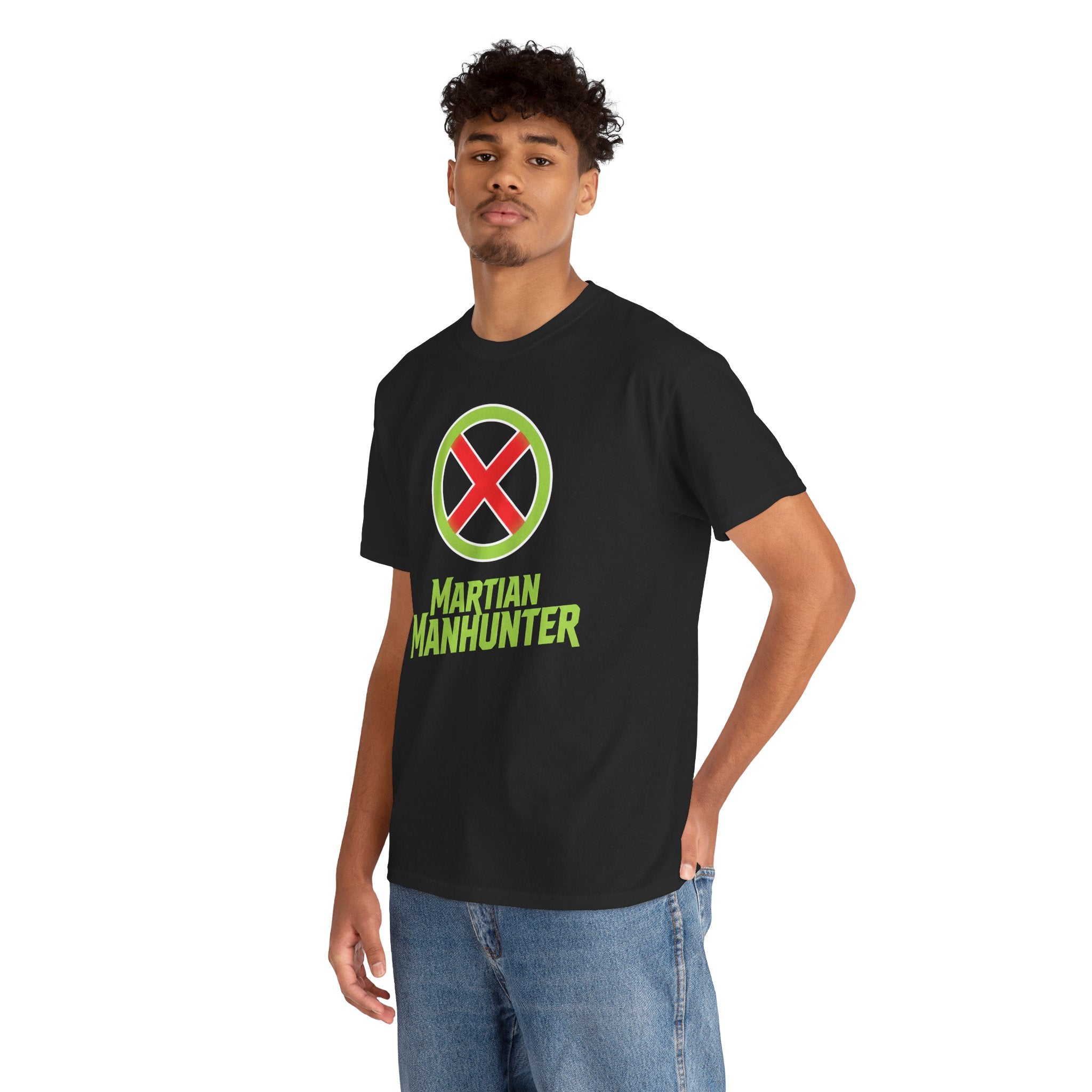 Justice League Martian Manhunter T-Shirt — J'onn J'onzz DC Superhero Cotton Tee