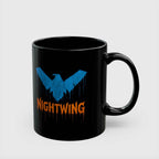 Dick Grayson Nightwing Dripping Grunge Coffee Mug
