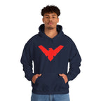 Nightwing Red Emblem Hoodie — DC New 52 Comic Logo Sweatshirt