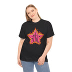 DC Teen titian Starfire Flaming Star Tee - Starfire graphical fanart T-shirt