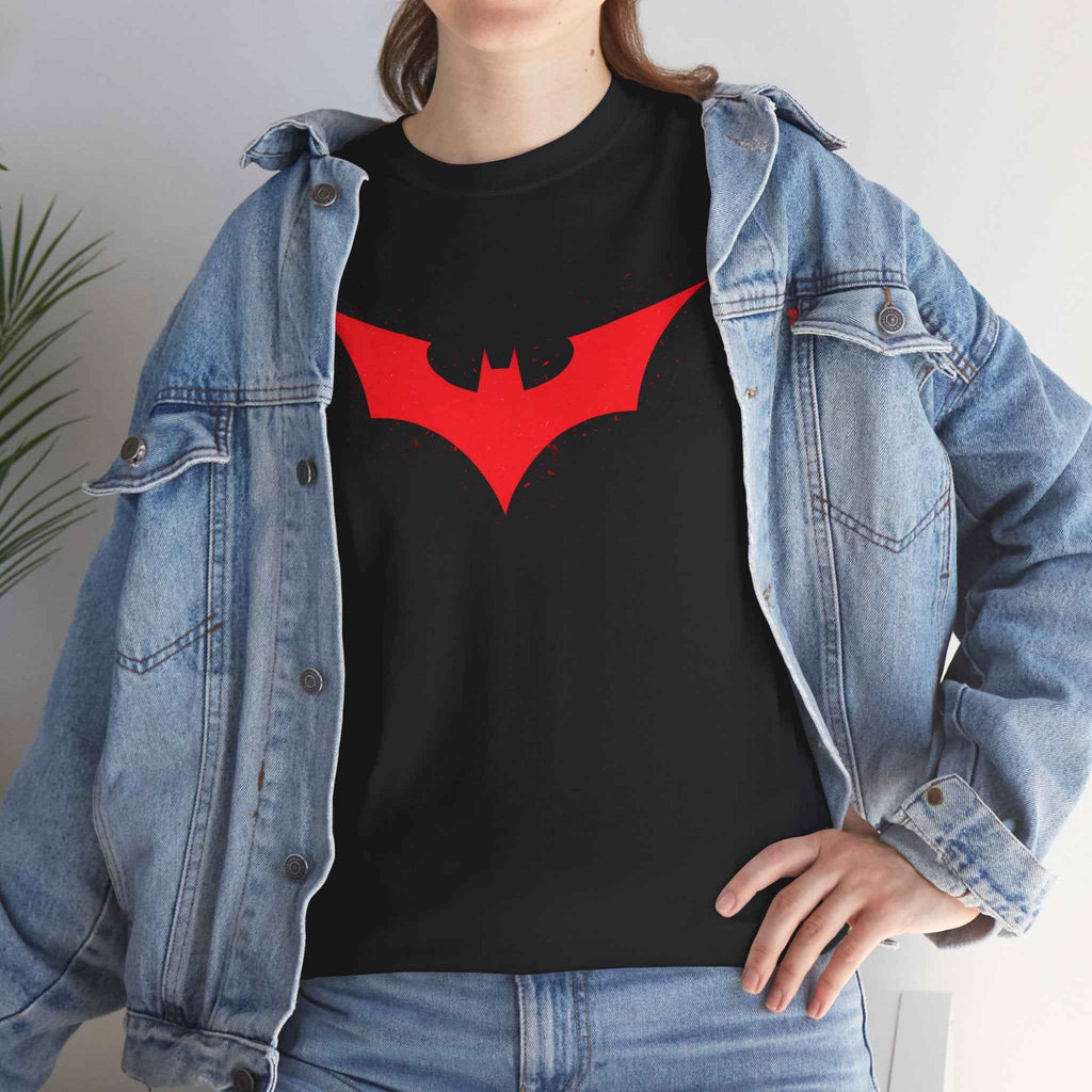 Unisex Batman Beyond Neo-Gotham Red Logo T-Shirt
