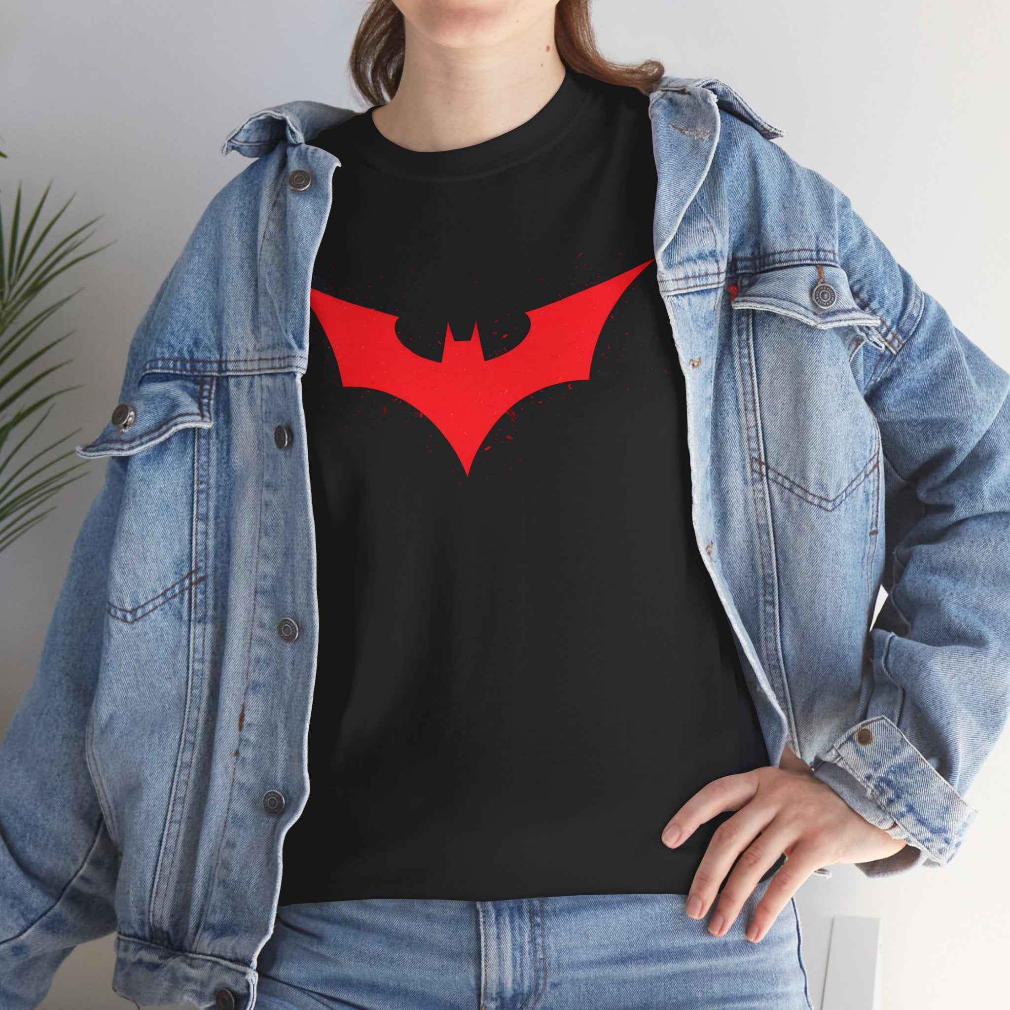 Unisex Batman Beyond Neo-Gotham Red Logo T-Shirt