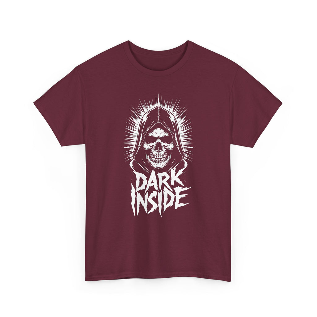 Dark Inside Skull Graphic T-Shirt — Gothic Halloween Alternative Tee