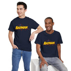 Batman  DC Comics inspired Logo T‑Shirt — Retro Yellow & Red Batman Emblem Tee