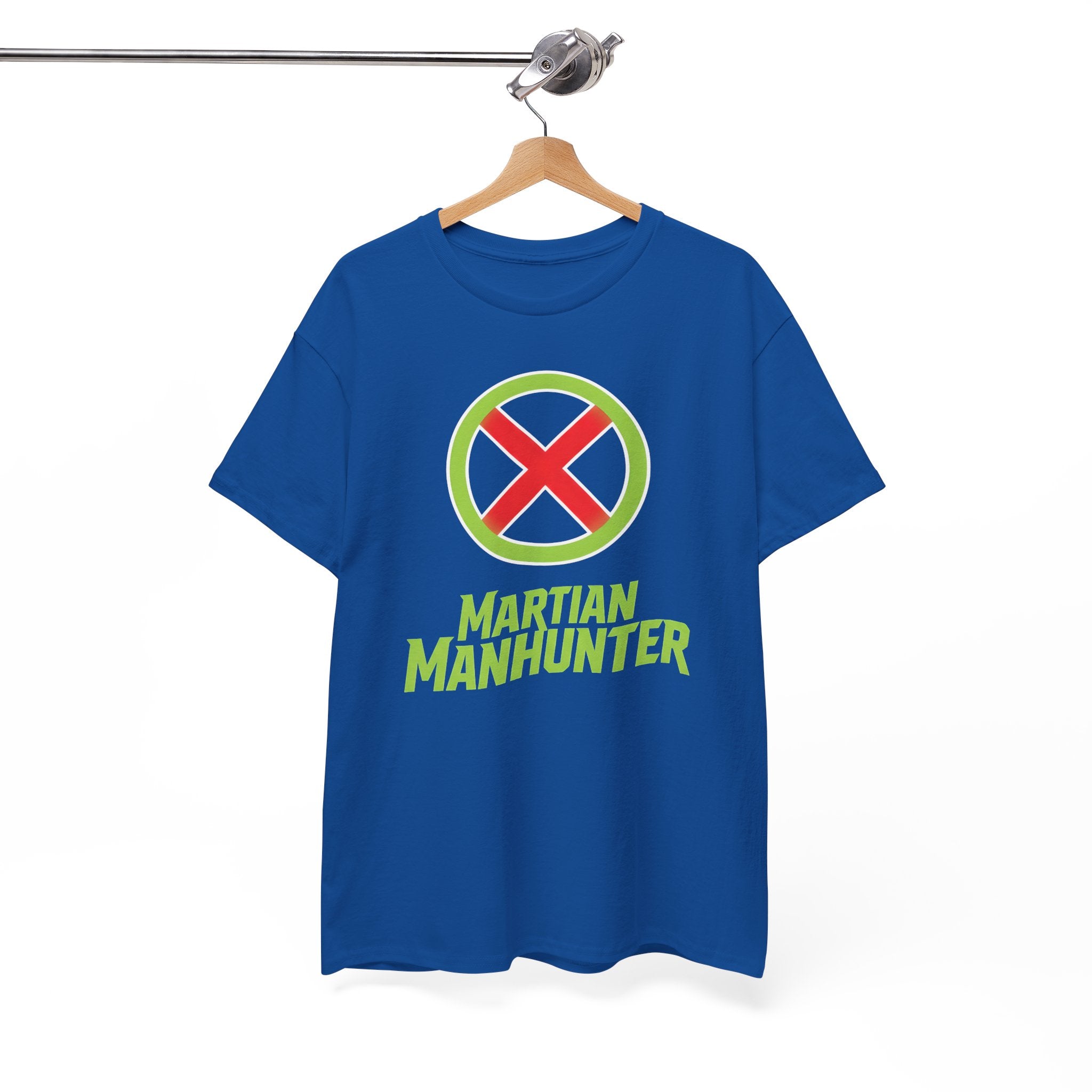 Justice League Martian Manhunter T-Shirt — J'onn J'onzz DC Superhero Cotton Tee