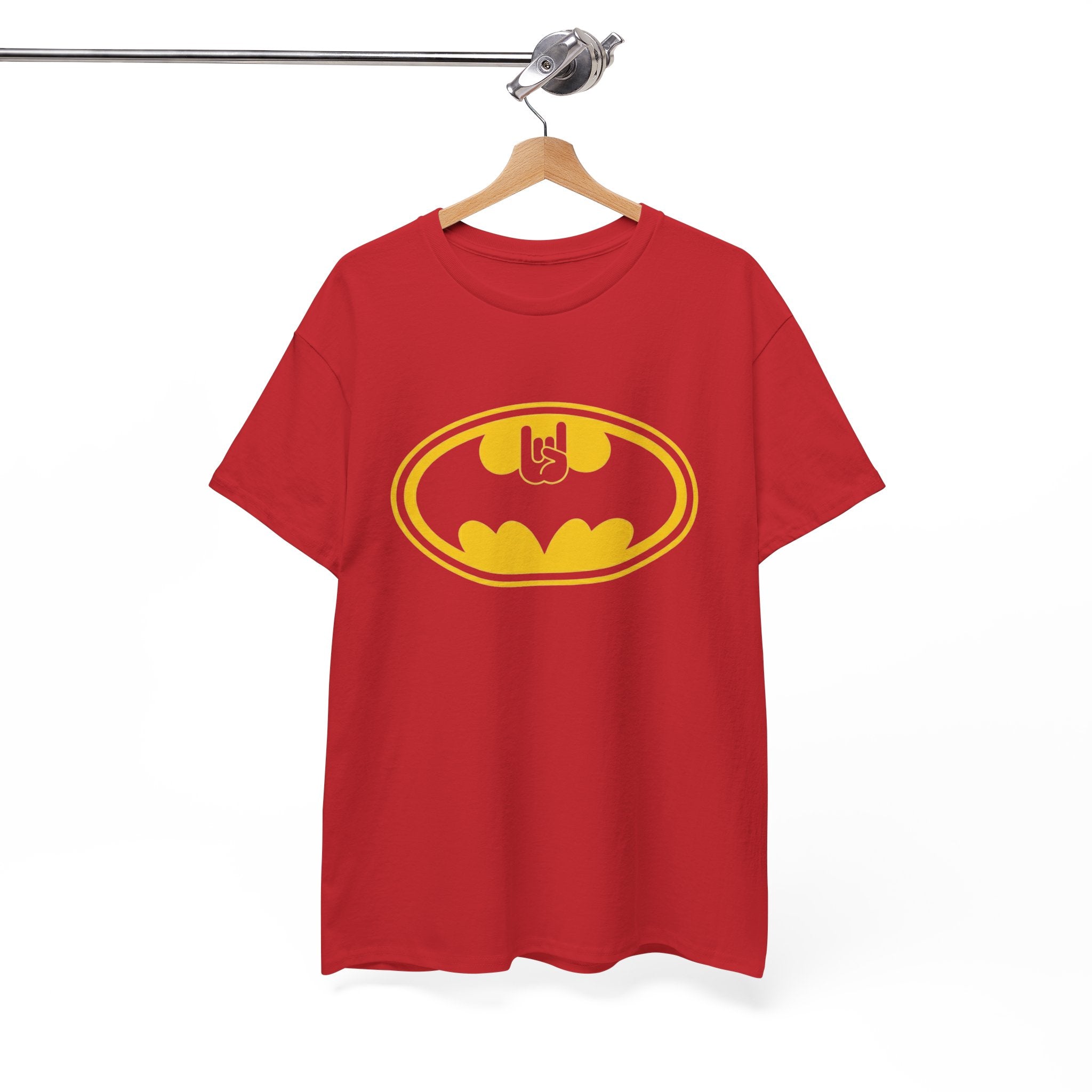 Batman Classic Rock And Roll Logo Unisex Premium T-Shirt