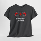 Batman & Robin 1997 Red Bat Emblem T‑Shirt - Batfamily shirt - George Clooney 90s Batman movie shirt